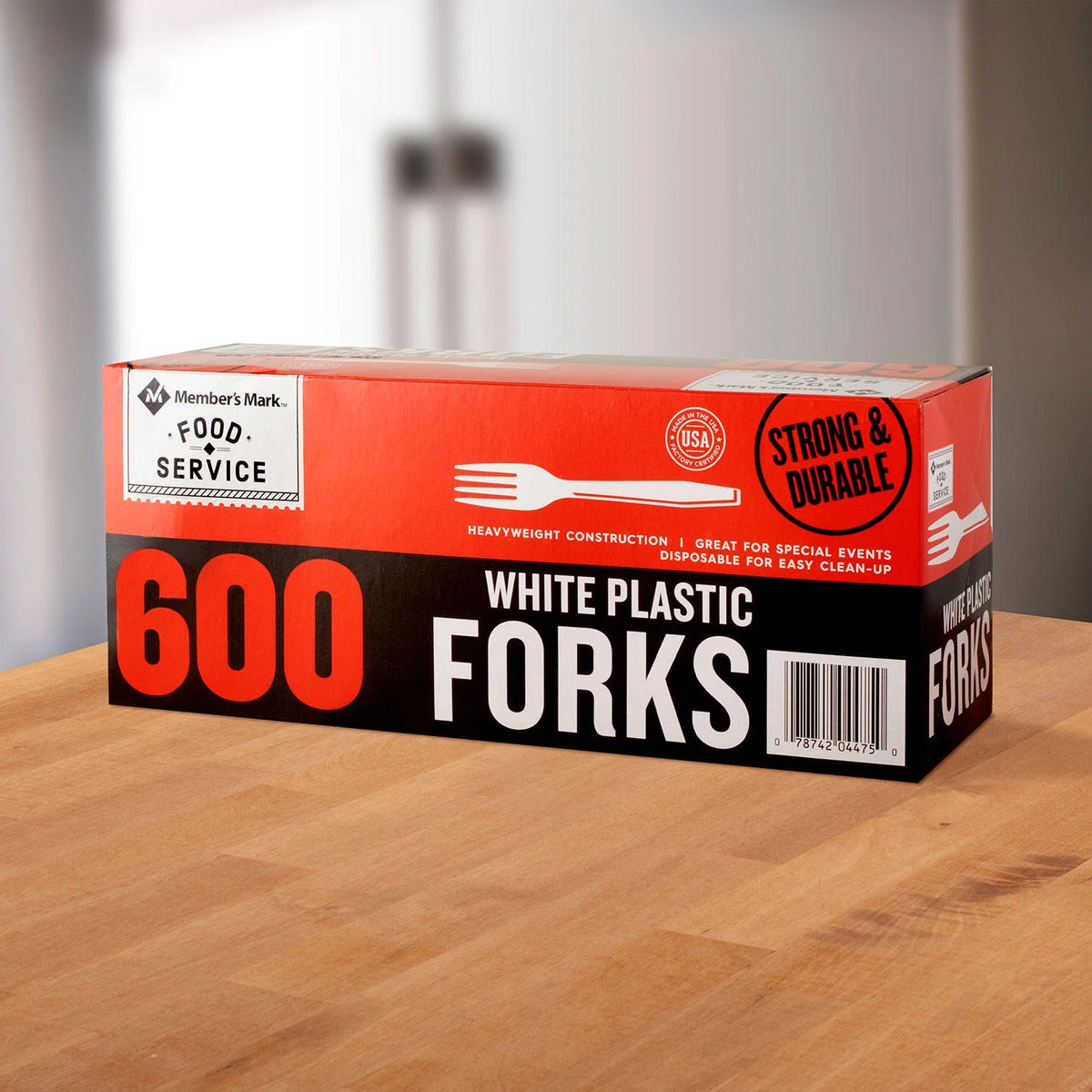 White Plastic Forks, 500 Ct V305