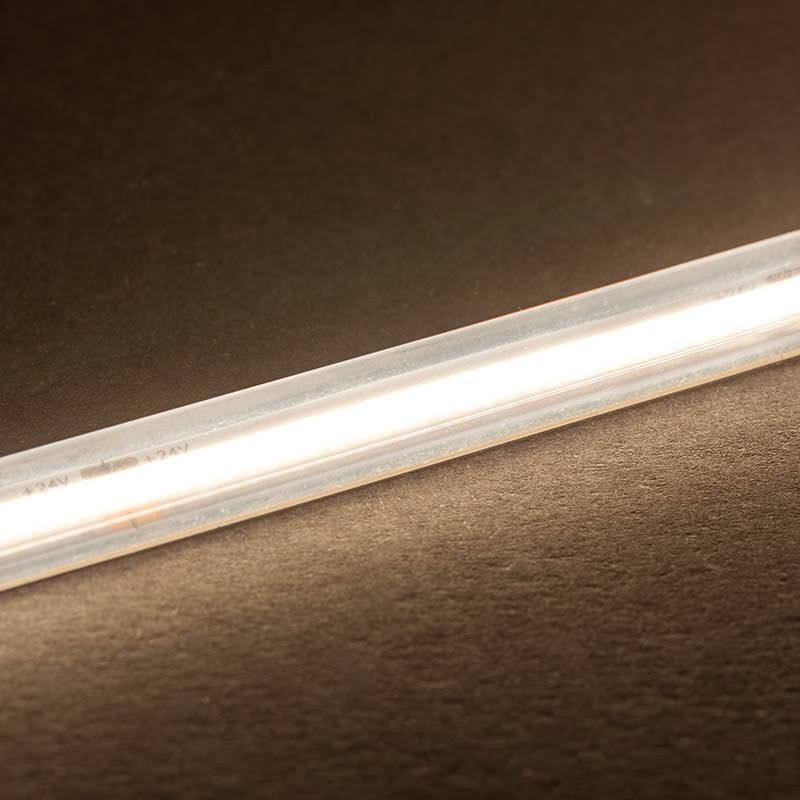 White 2700K COB LED Strip Light, 24V, IP65, 16.40ft Q787