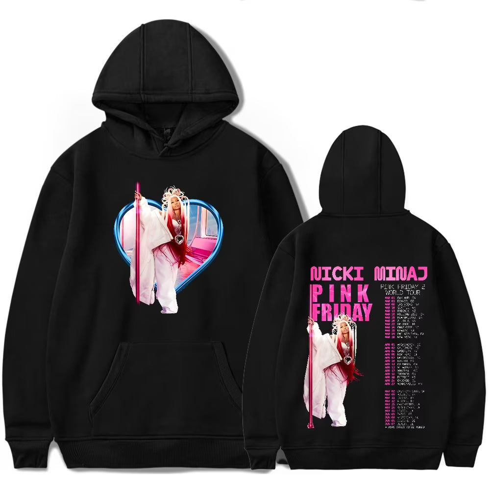 Pink Friday 2 Heart Logo Hoodie Sweatshirt Pullover S466695