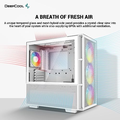 High-Airflow Mid-Tower ATX PC Case with Tempered Glass Side Panel P318