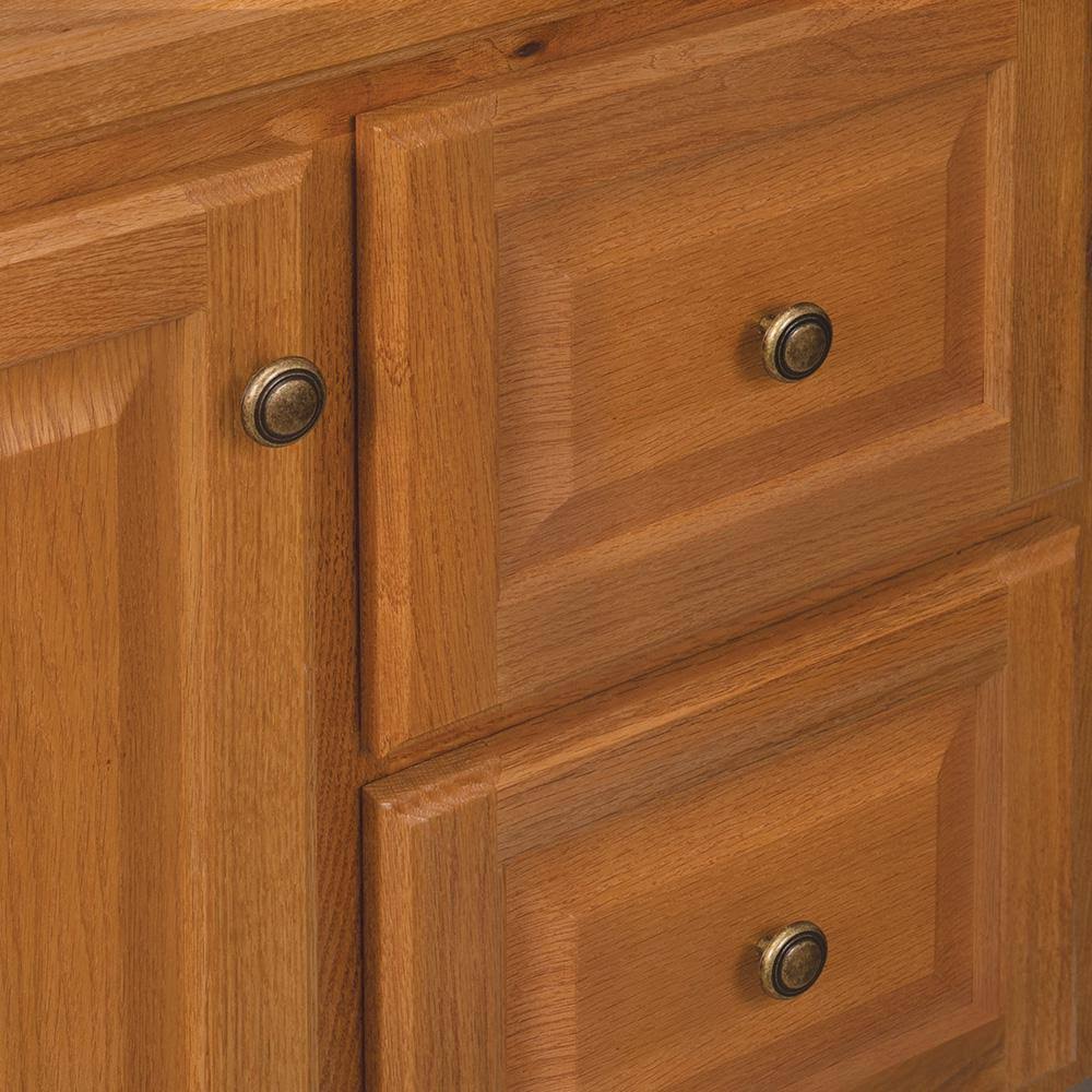 Oak Bathroom Vanity Cabinet W75992
