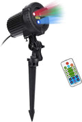 Christmas Projection Lights Outdoor Projector RGB 32 Motion Patterns Waterproof IP65 with Remote & Timer J188