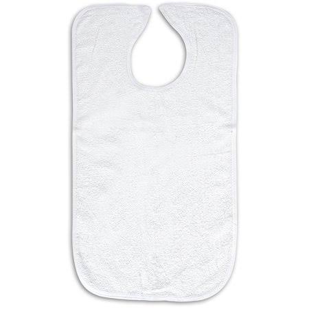 24 Adult Bibs Machine Washable Reusable Clothing Protector with Velcro Closure D278