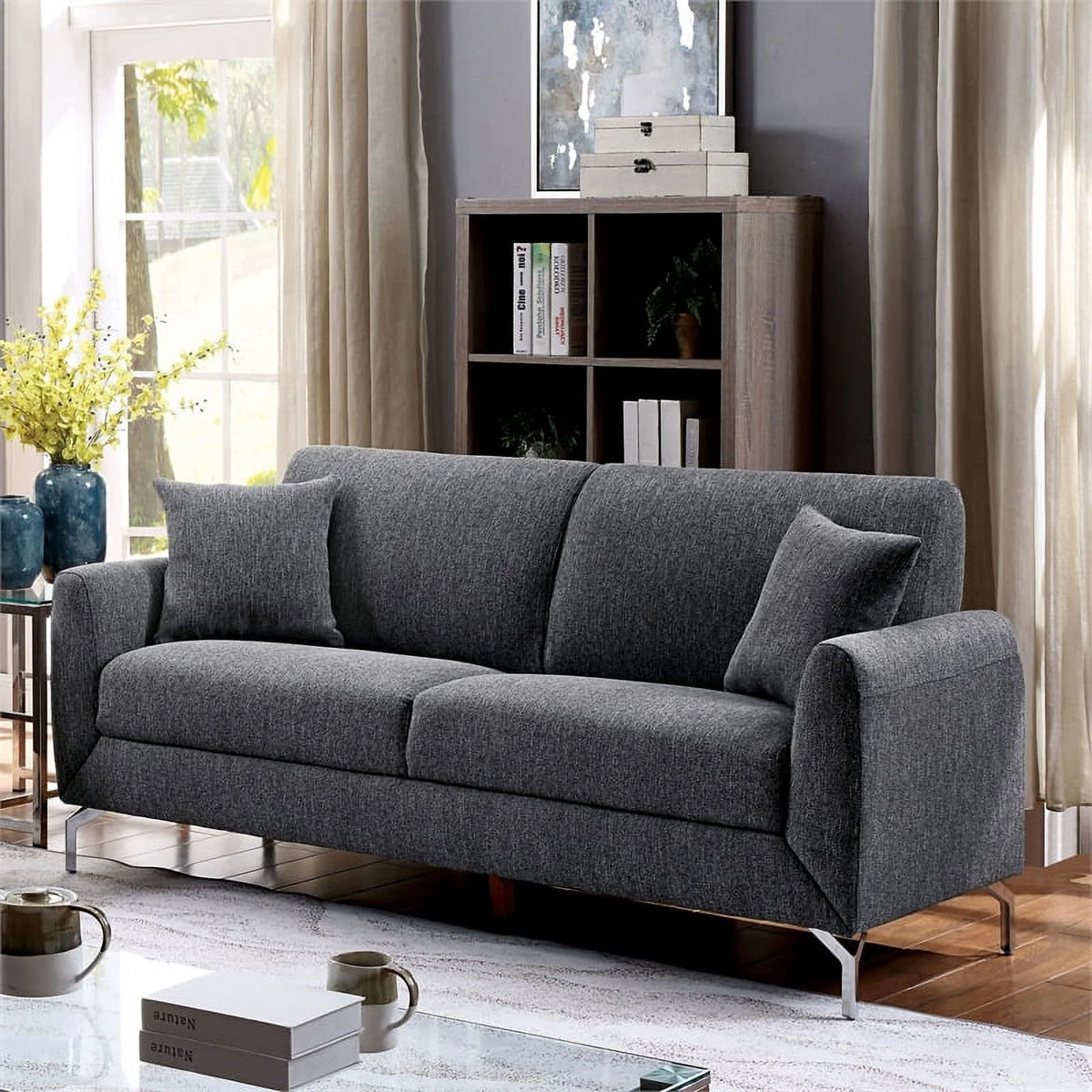 Gray Fabric 3-Piece Sofa Set G935