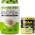Grass Fed Whey Protein Powder Vanilla Ice Cream Flavor 28 Servings Z692837