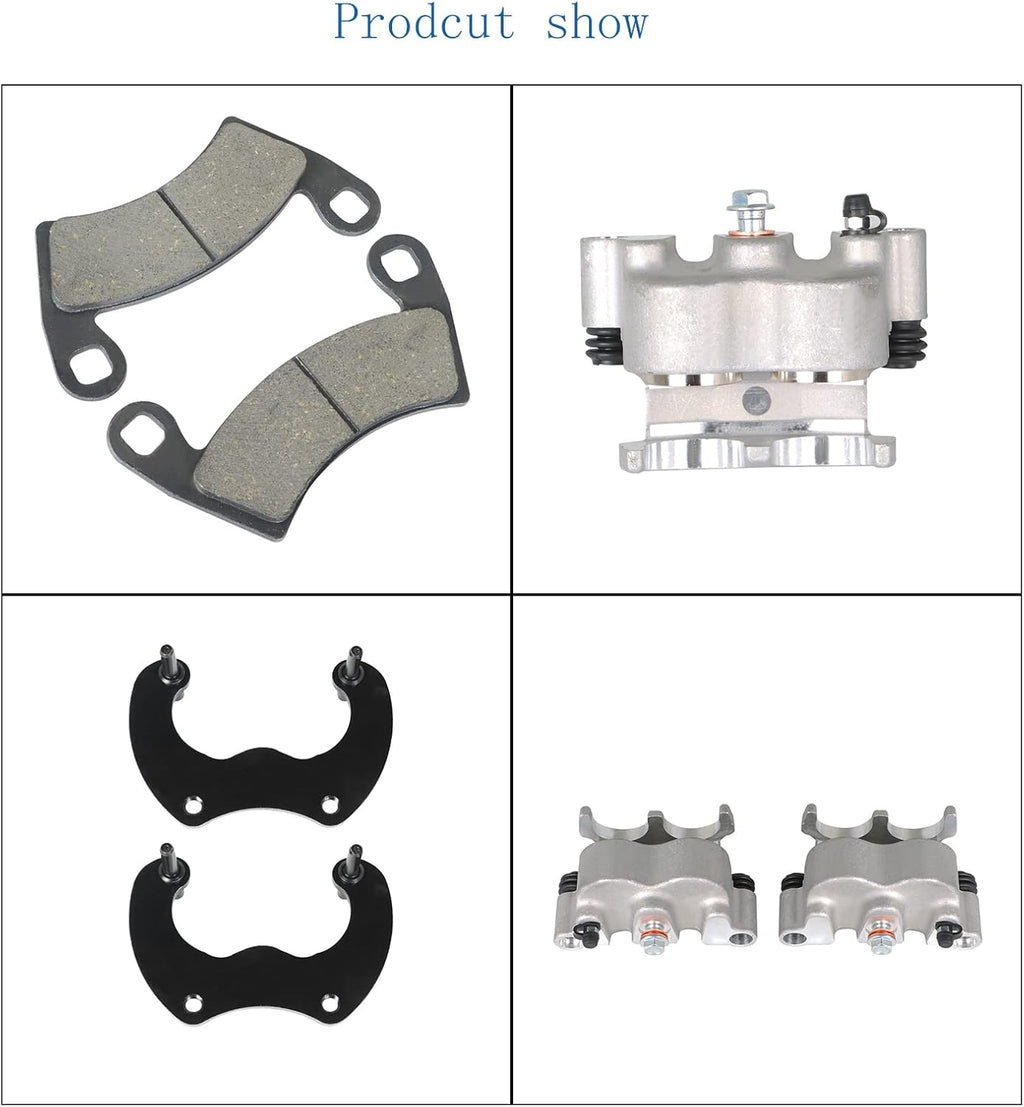 Rear Right Left Brake Caliper Pad Kit for Polaris Ranger Rzr Xp 4 1000 A66811