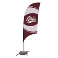 Razor Feather Flag with Cross Base J21524