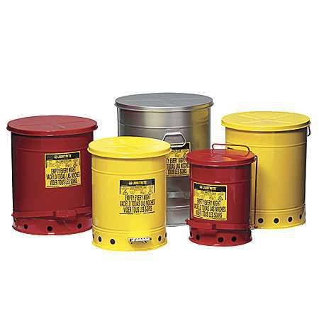 6 Gal Steel Oily Waste Can C2931