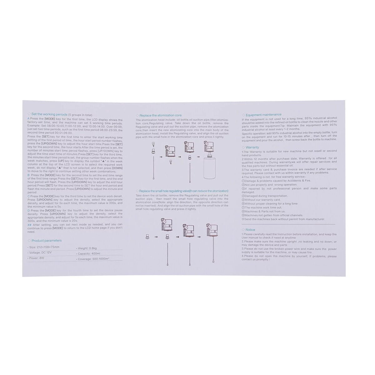 400ml Electric Fragrance Diffuser Q528631