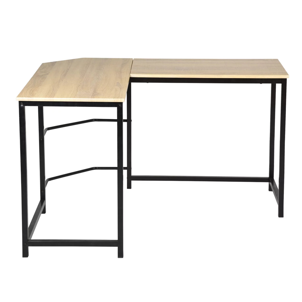 L-Shape Computer Desk with Metal Structure H8505