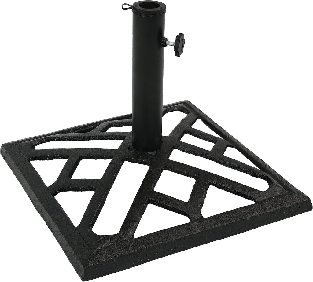 Cast Iron Heavy Duty 17-Inch Square Umbrella Base Stand H7912
