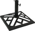 Cast Iron Heavy Duty 17-Inch Square Umbrella Base Stand H7912