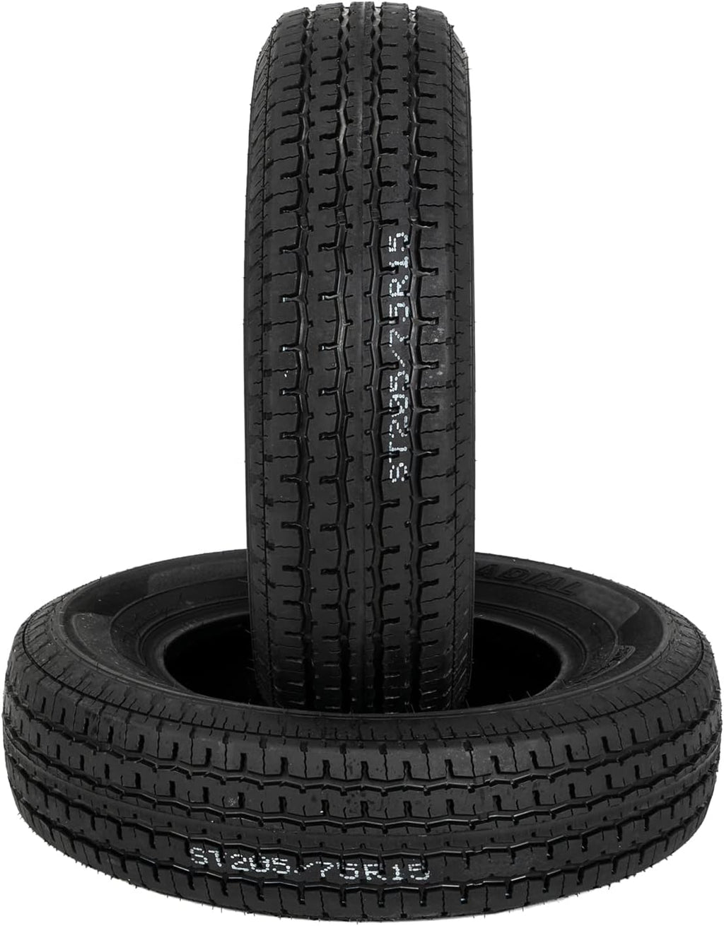 2PCS ST205-75R-15 Trailer Tire Load Range D 8PR Tubeless Tires S186216