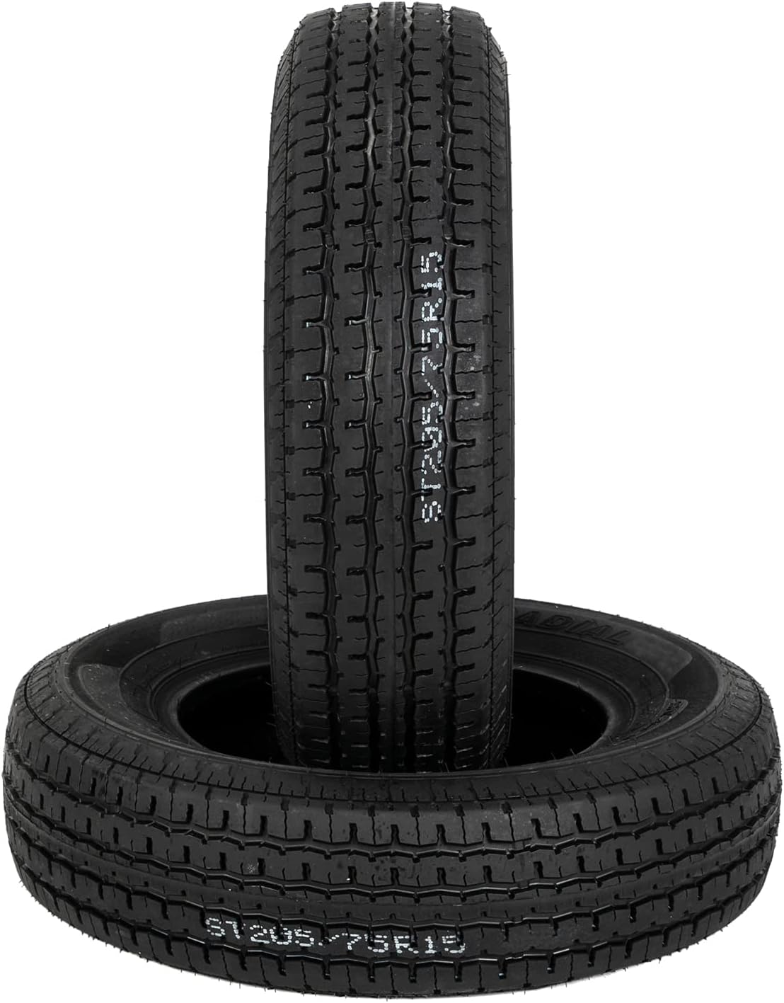 2PCS ST205-75R-15 Trailer Tire Load Range D 8PR Tubeless Tires S186216