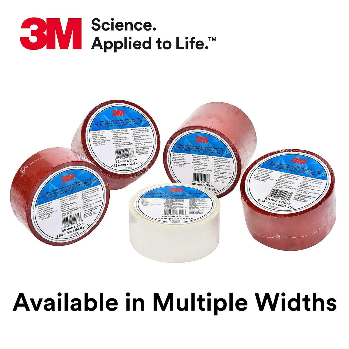 Red Construction Seaming Tape C9847