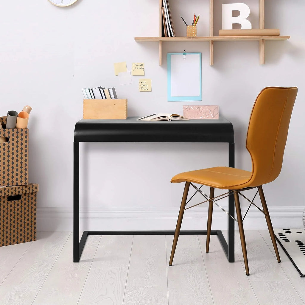 Black C-Shaped Desk N56939