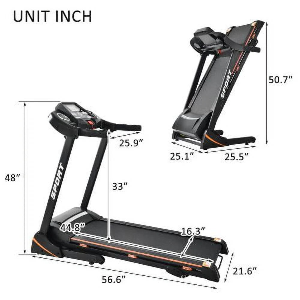 Folding Electric Treadmill With Incline J186