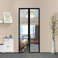 Transparent Insulated Door Curtain, Magnetic Thermal Door Cover, Self-Closing Magnetic Screen Door, Fits Doors up to 38" x 82" T6758