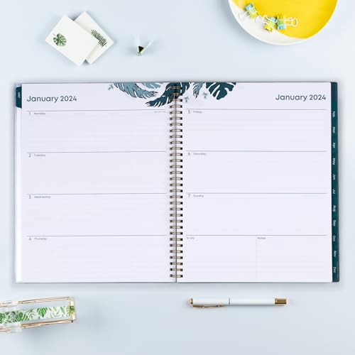 2024 Weekly and Monthly Planner, 8.5" x 11", Wirebound P80672
