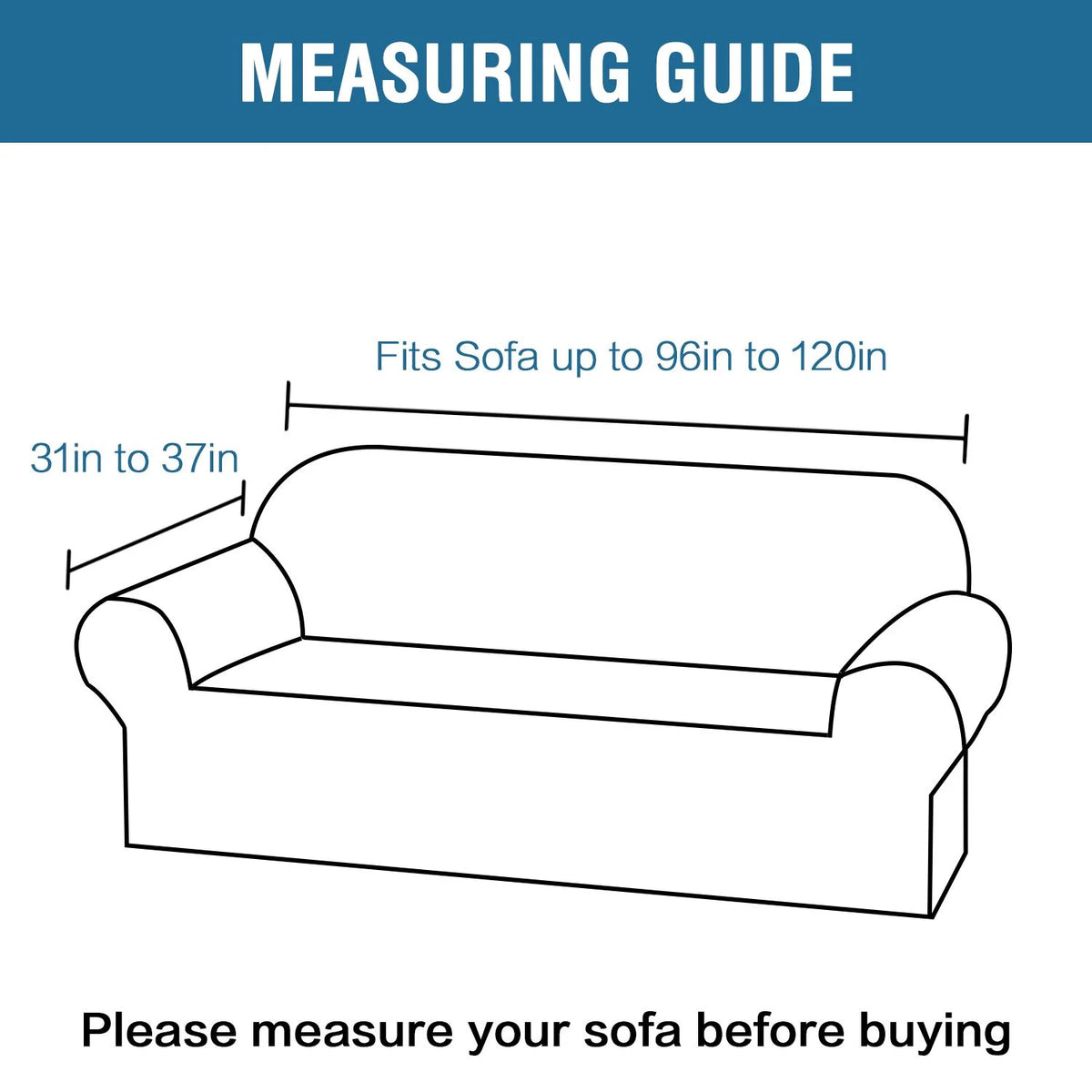 Velvet XL Sofa Slipcover S619