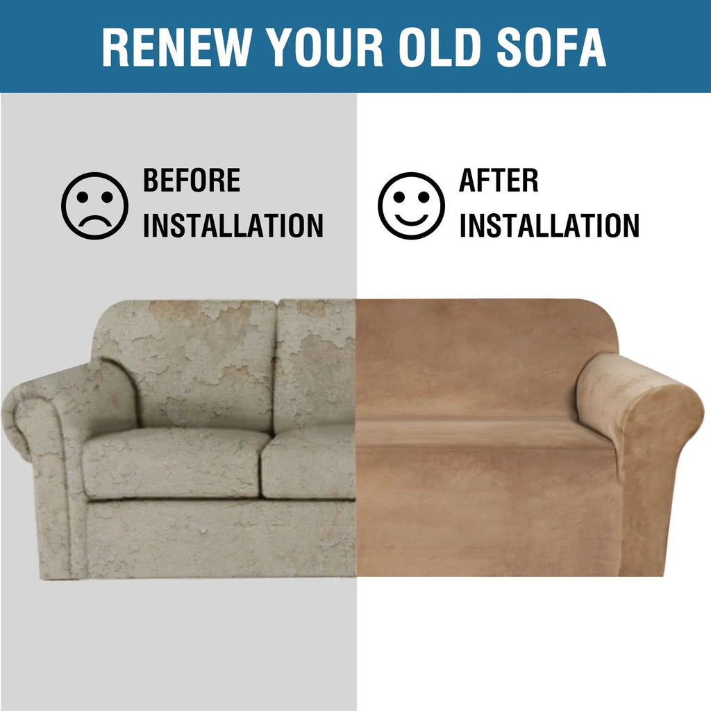Velvet XL Sofa Slipcover S619