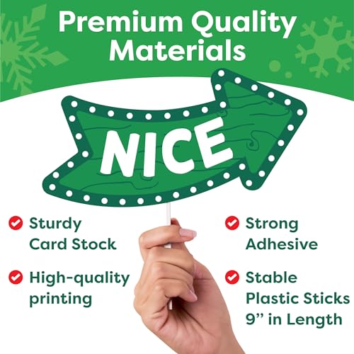 Christmas Photo Booth Props 38pc Set S545438