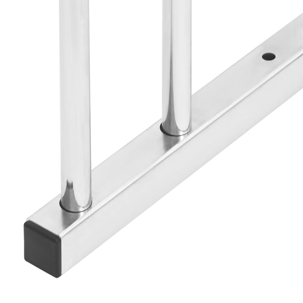 6 Bike Galvanized Steel Bike Rack S457547