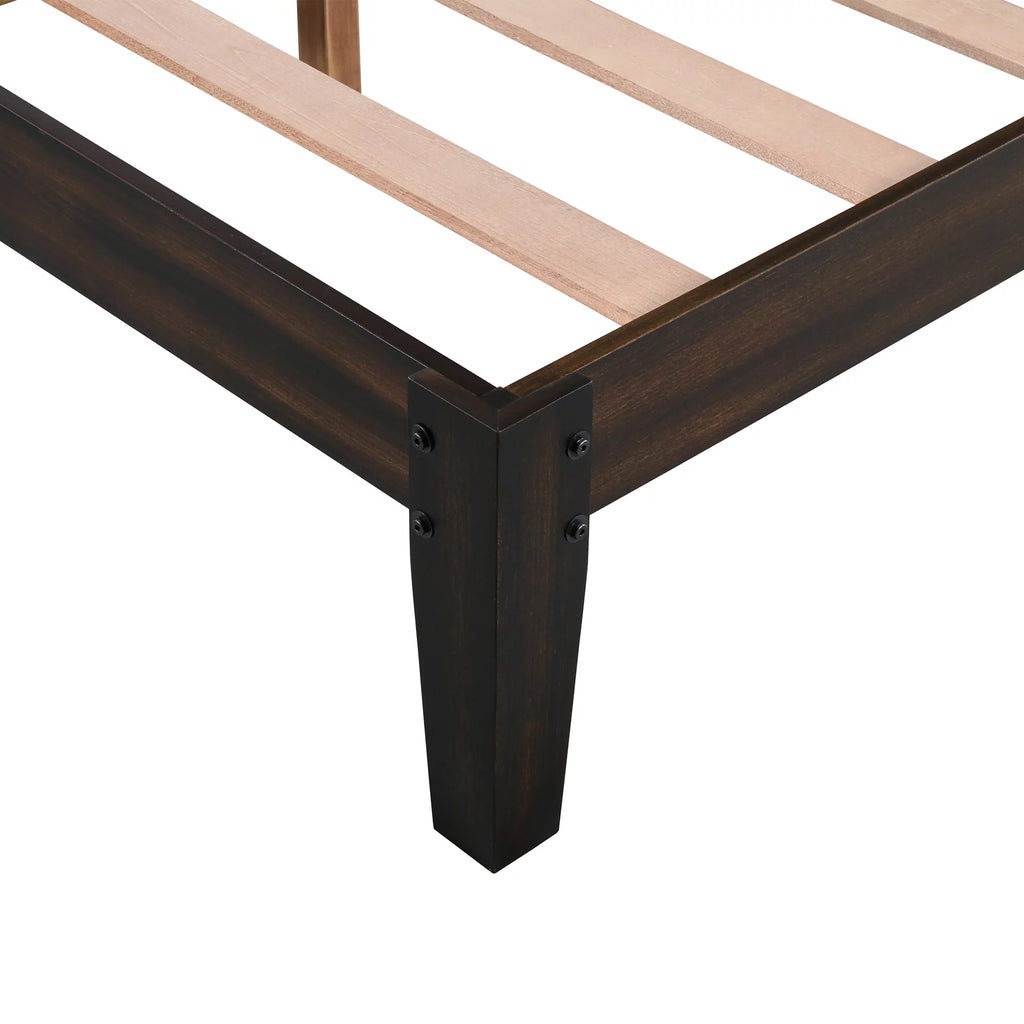 14" Wood Platform Bed Frame, King E88431