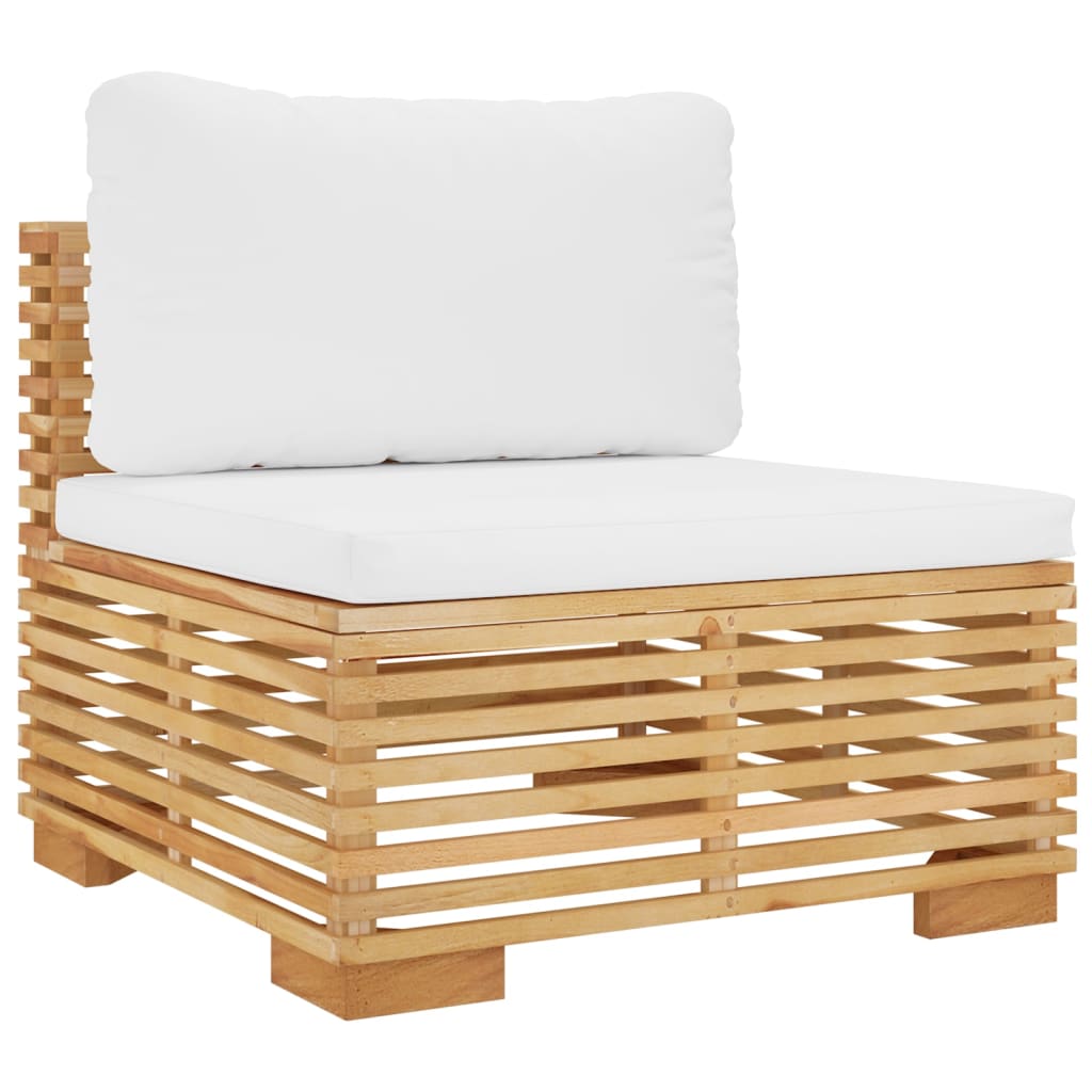 Teak Patio Sofa with Cushions R8914