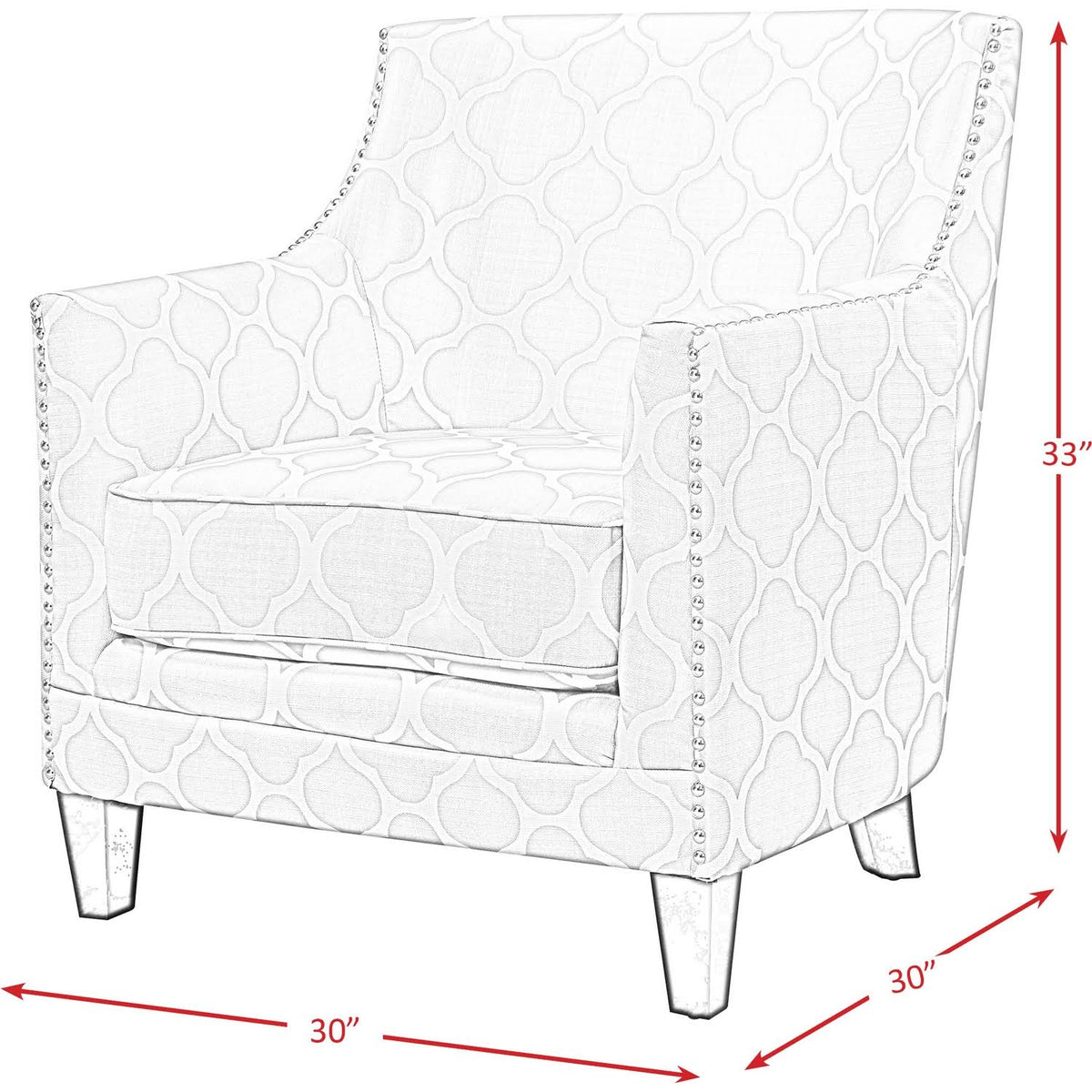 Red Accent Chair R7664