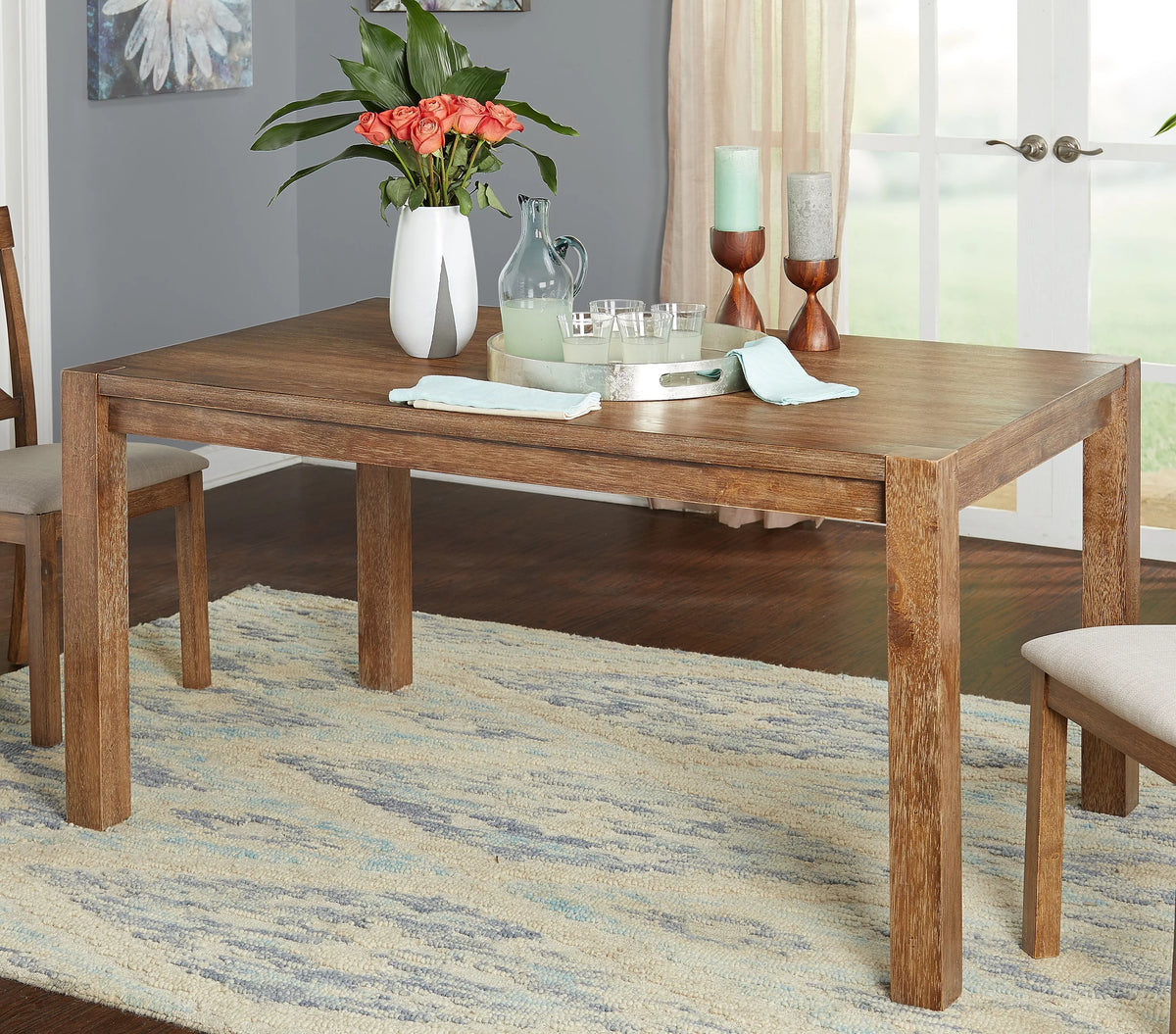 6-Piece Dining Set with Bench F169