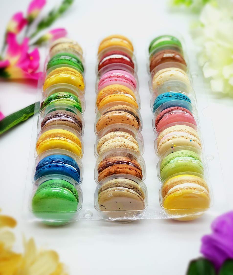 24 Pack Assorted Gluten Free French Macaron P2353