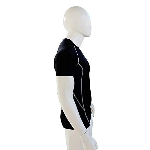 Men's Compression Shirt Full Sleeve Black Large I371