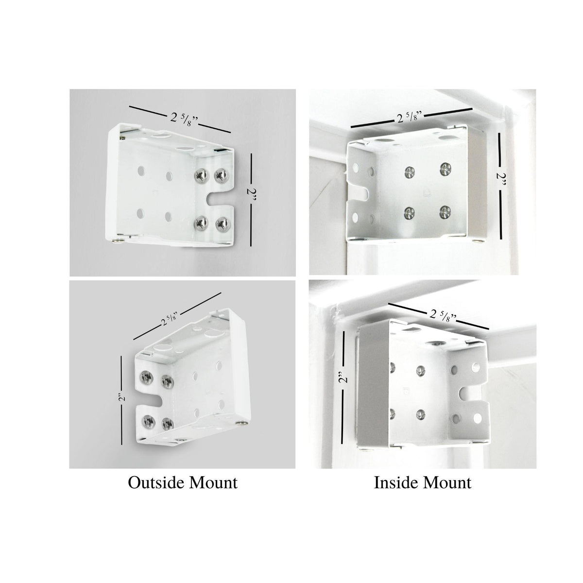 White Cordless Faux Wood Blind 57 W x 72 H Z385