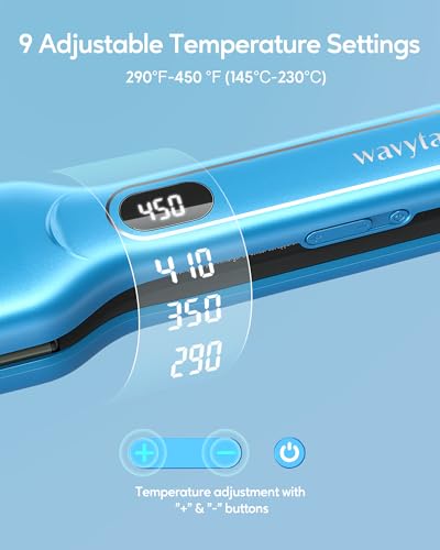 Black Titanium Flat Iron 1.7 Inch L6867
