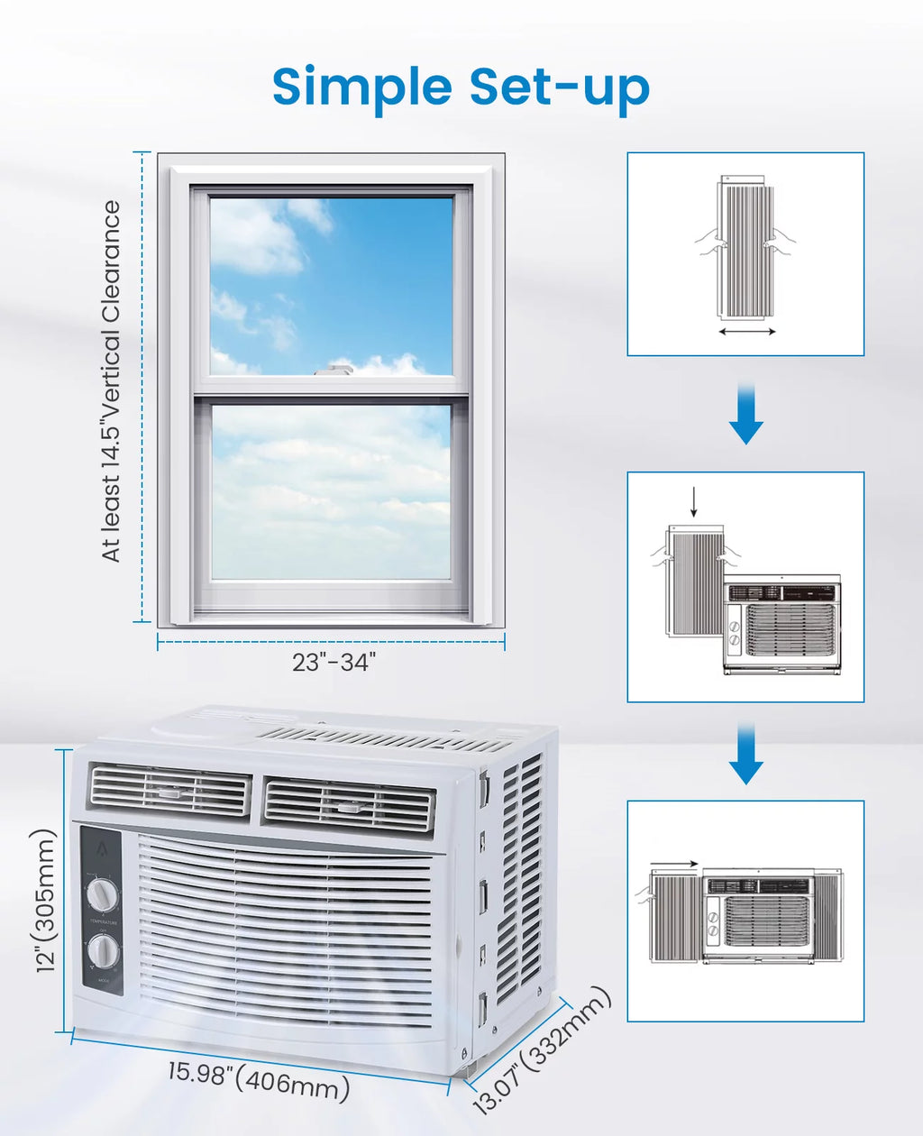 5000 BTU Window Air Conditioner J424052