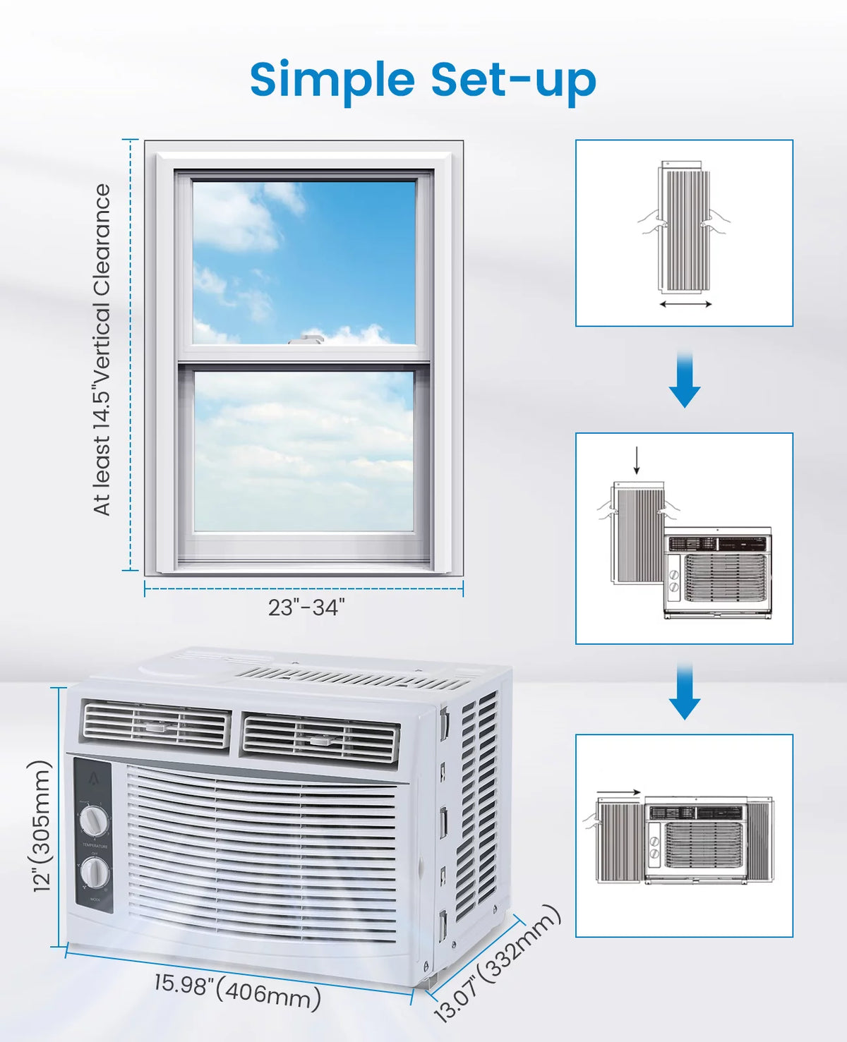5000 BTU Window Air Conditioner J424052