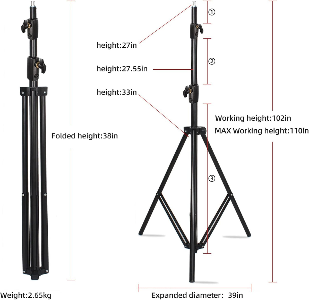 2 Pack Studio Flash Strobe Monolight Bowens Mount Kit P40564