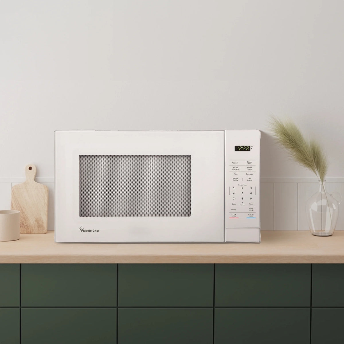 White Countertop Microwave Oven, 1,000 Watts W45691