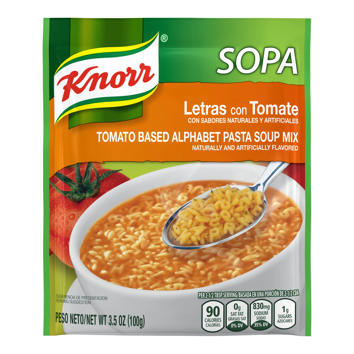 Tomato Alphabet Pasta Soup Mix 3.5 oz Pack of 16 K379202