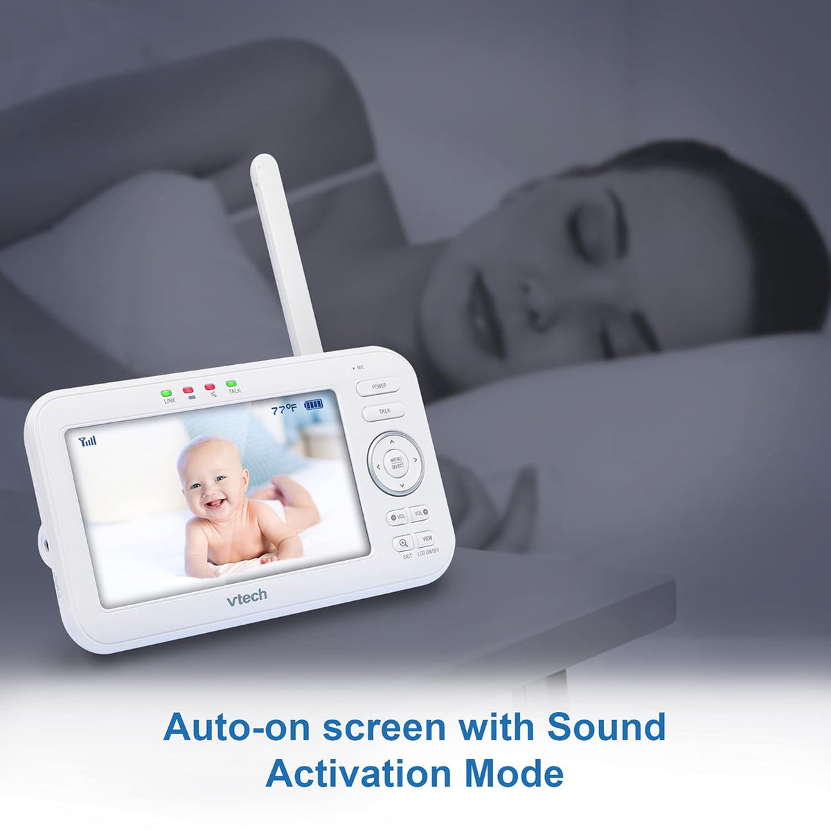 Video Baby Monitor with 5 Screen, 2 Cameras H9244