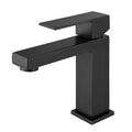 Matte Black Single Hole Bathroom Faucet T23157