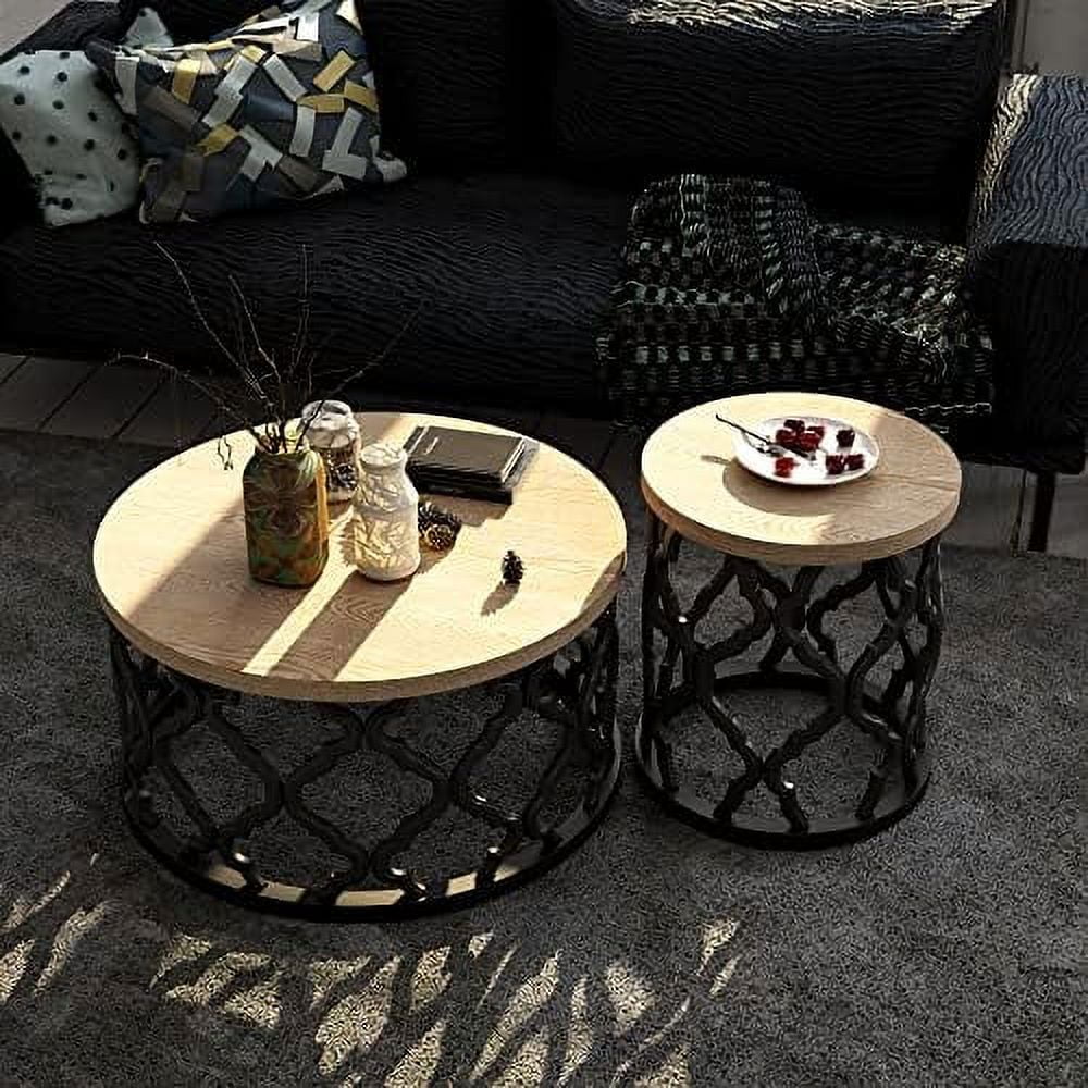 Farmhouse Distressed Wood End Table R17115