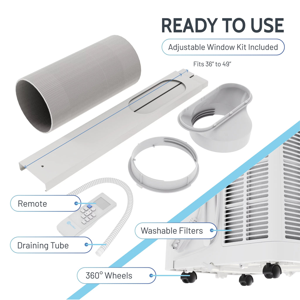 10,000 BTU Portable Air Conditioner & Dehumidifier X761720