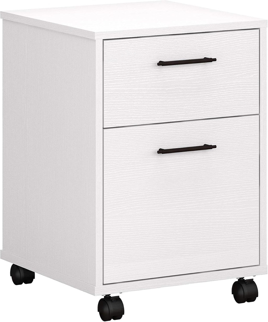 2 Drawer Mobile File Cabinet in Bing Cherry T94197