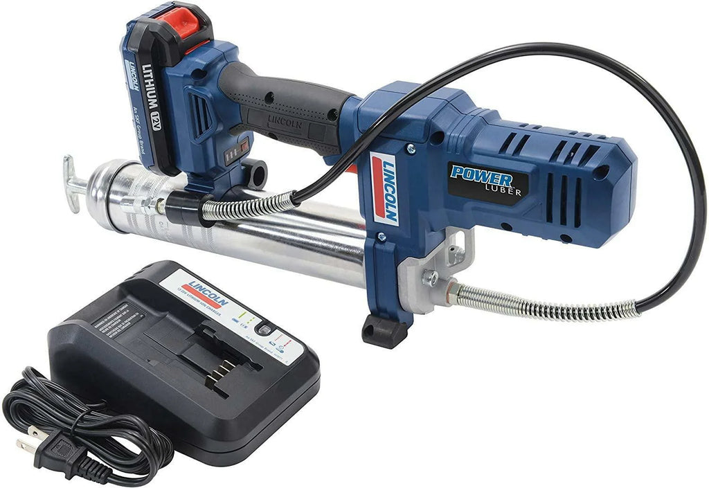 12 Volt Lithium Ion Cordless Grease Gun 2 Battery Kit J637