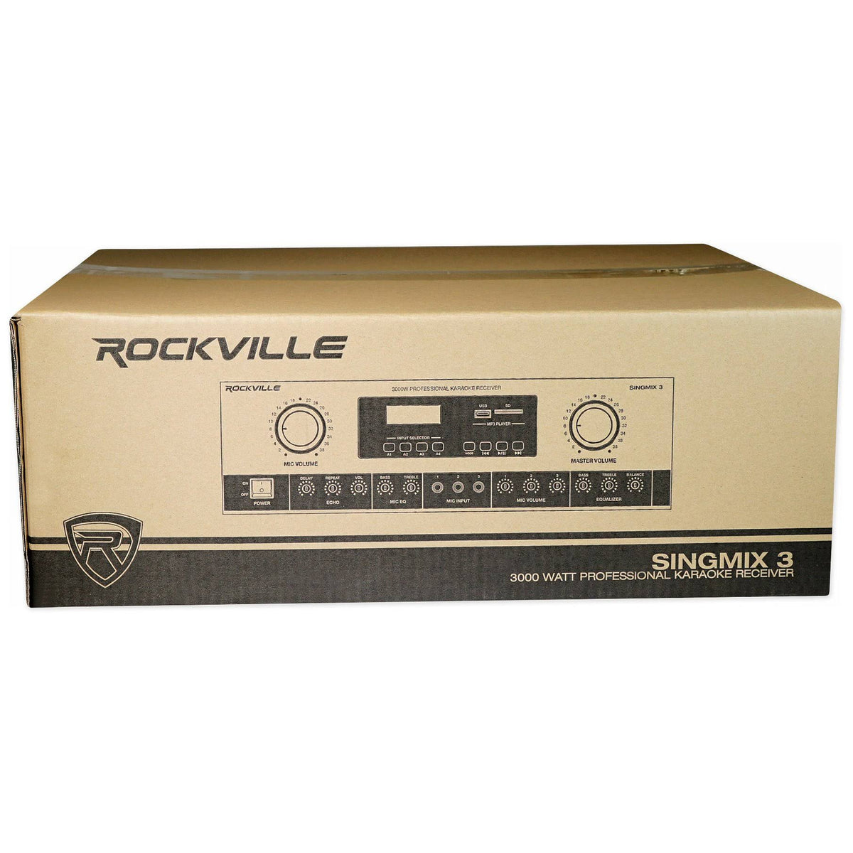 12x22 Karaoke Vocal Speakers with Bluetooth Amplifier Mixer R55955