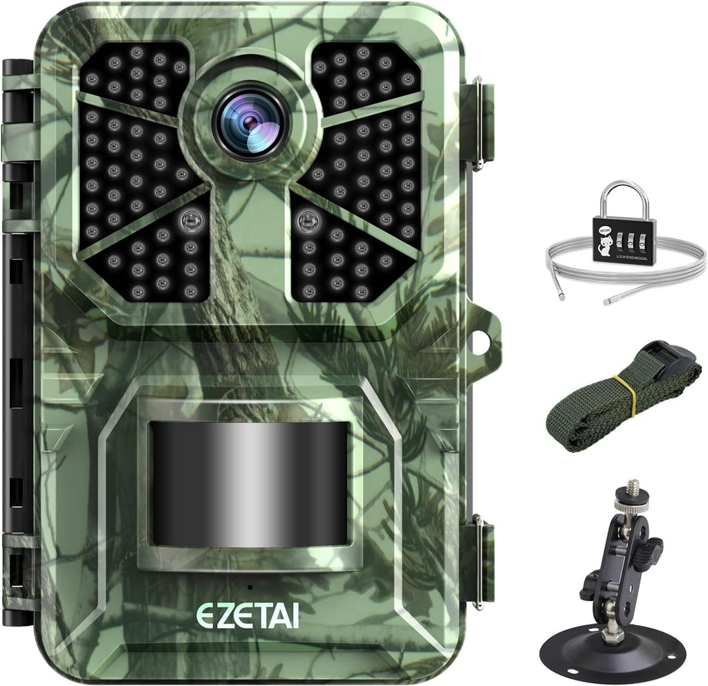 20MP Trail Camera with Night Vision Motion Sensor E64355