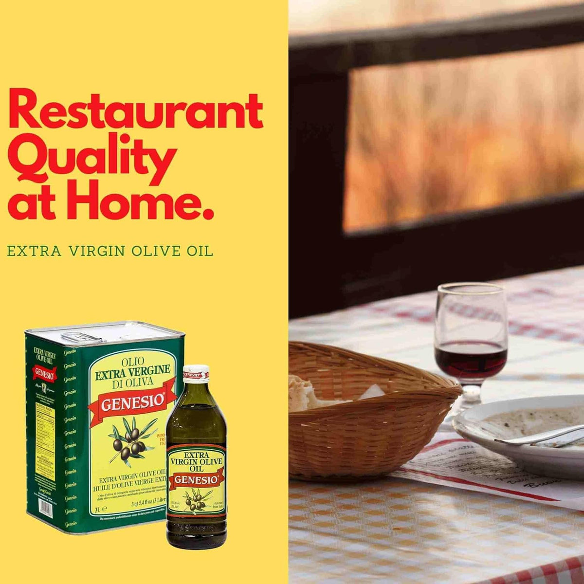 Extra Virgin Olive Oil, First Cold Pressed, 1 Liter Glass Bottle N55288