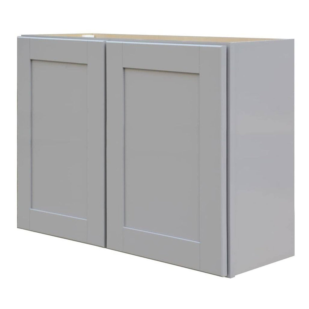 Double Door Wall Cabinet Dove Gray K225